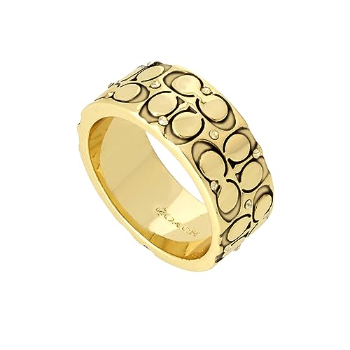 Coach Women's Signature Logo Quilted Band Ring - Image 3