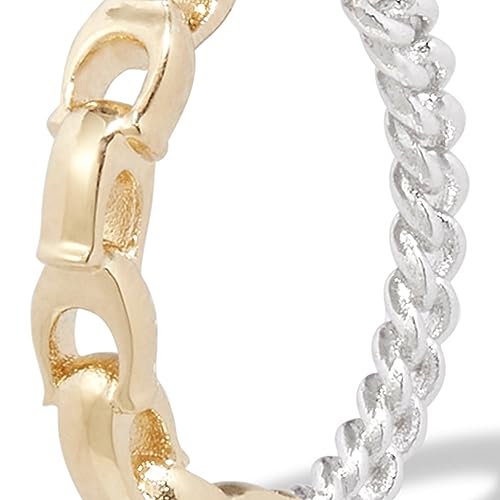 Coach Women's Signature Mixed Hoop Earrings - Image 4